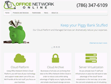 Tablet Screenshot of officenetworkonline.com